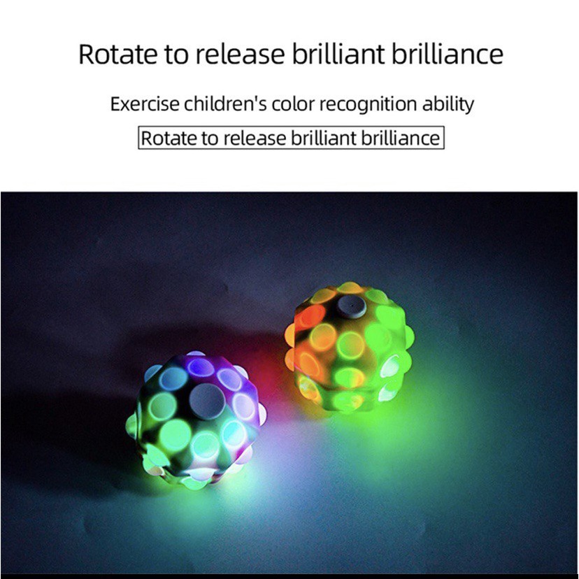 Needoh Pop It Ball Spinner Bola Fidget Toys New Mainan Anak Squishy Slime Kids Viral New Stress Relieve Relief Sensorik Sensory Squeeze Berputar Roda