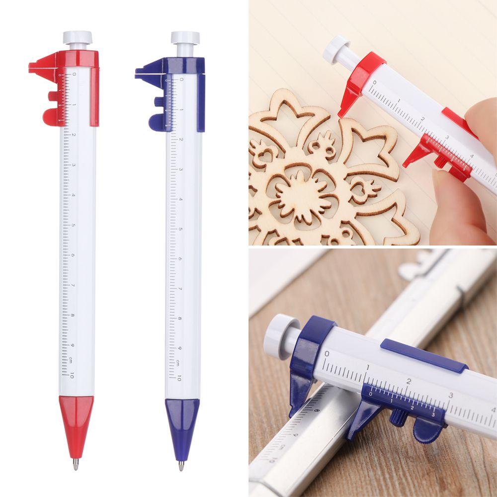 Pineapple Vernier Calipers Pen Alat Tulis Pengukur Berputar Penggaris Skala Multifungsi