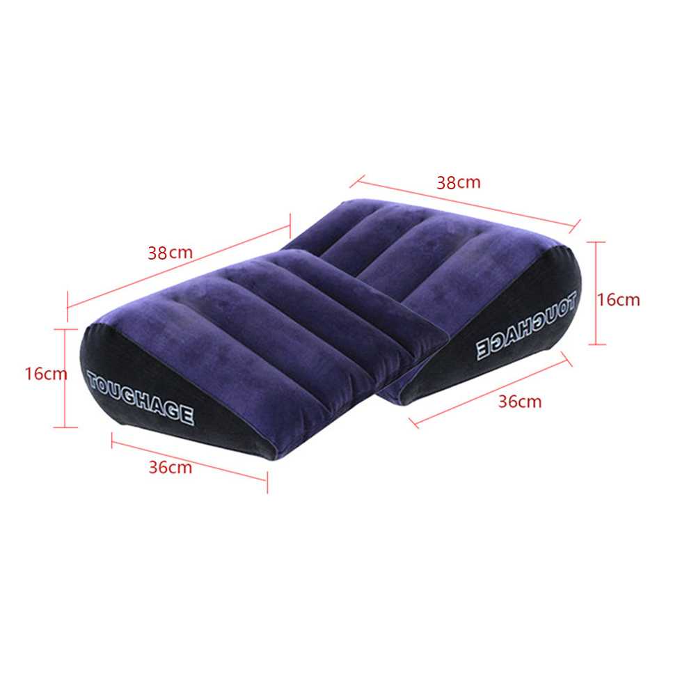 TOUGHAGE Bantal Triangle Inflatable Erotic Pillow Sex Support - PF3101