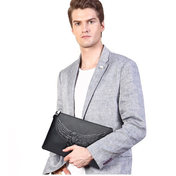 clutch pria wanita Dompet Panjang Kulit Pria Cowok Slot Kartu Cowo Pria Distro Tas Jinjing K1V8 Bran