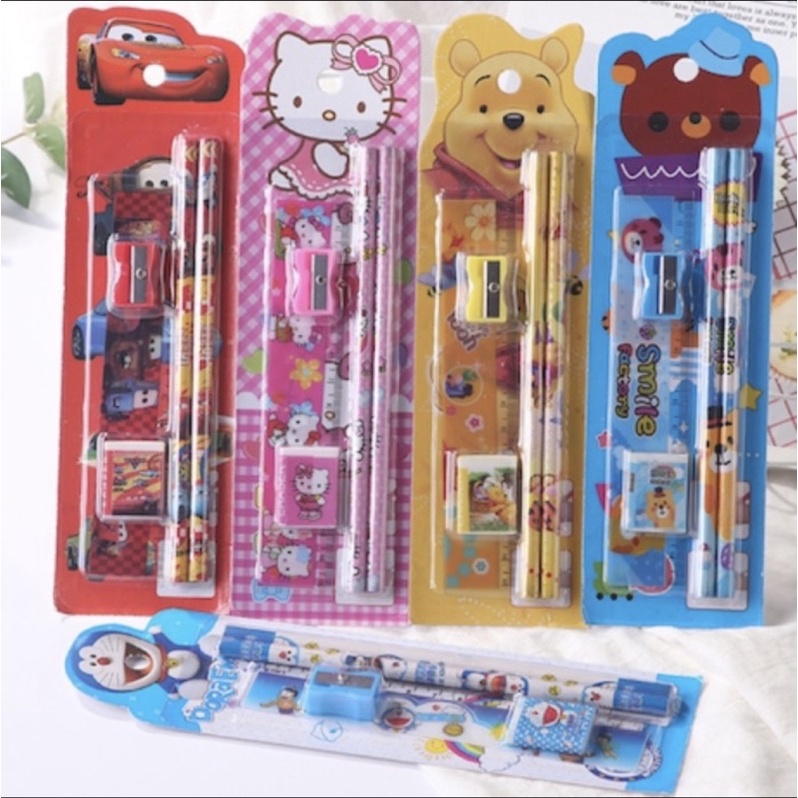 

Alat tulis karakter set 5in1 - Alat tulis - mini Stationery -