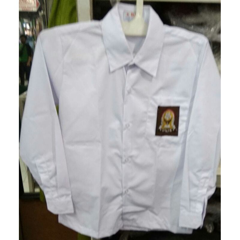 BAJU SERAGAM SMA TANGAN PANJANG / KEMEJA SMA PANJANG /  BAJU KEMEJA SMA PANIANG MUSLIM / HEM SMA PAN