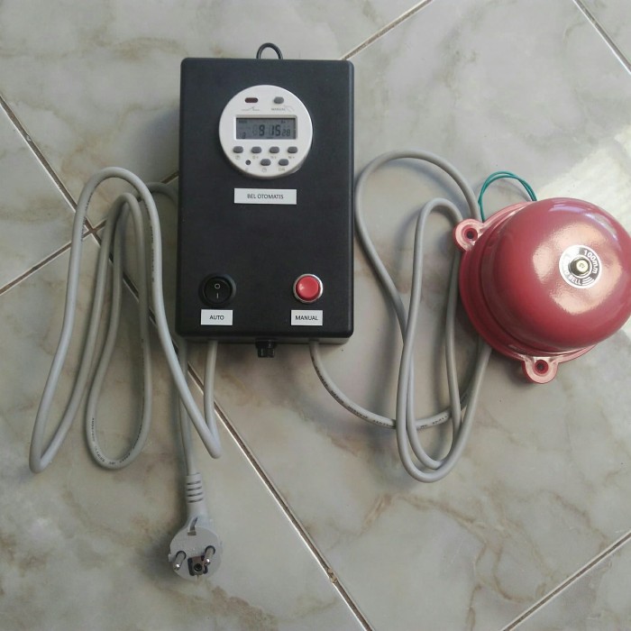 Bell otomatis pabrik sekolah kantor
