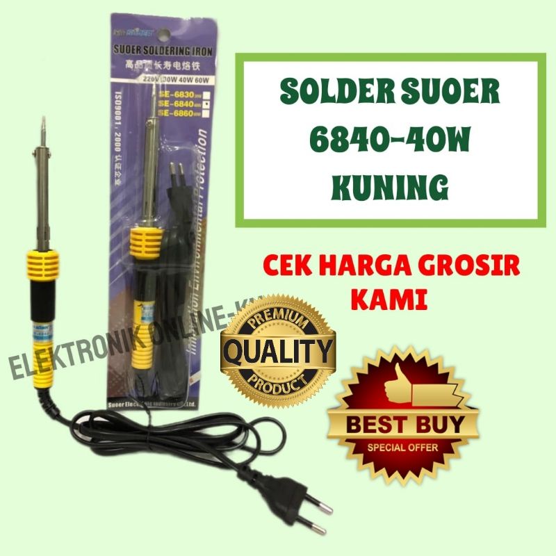 SOLDER SUOER 6840 40W KUNING