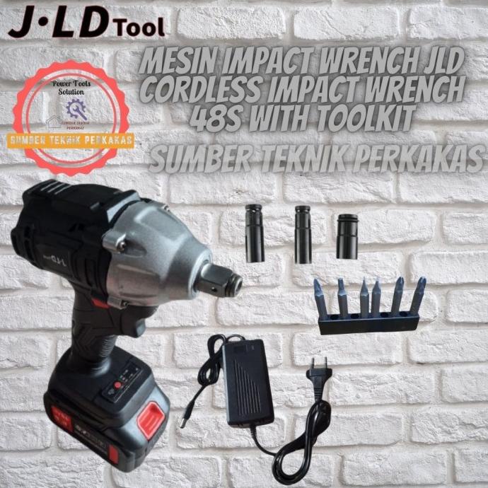Cordless Impact Wrench 48S Brushless By Jld Tool Termurah