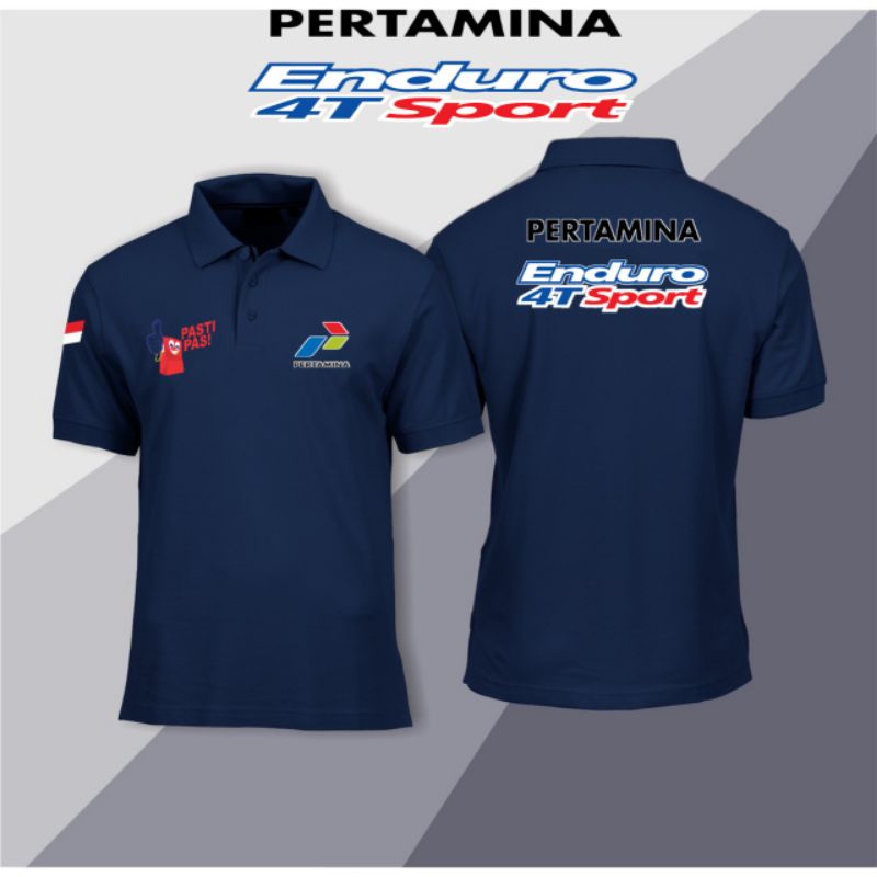 BAJU POLO KERAH PERTAMINA ENDURO 4T SPORT | BAJU POLO PERTAMINA TERBARU | BISA COD