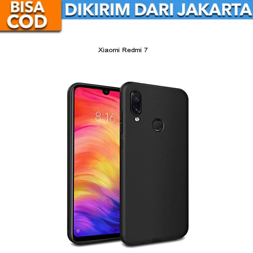 SoftCase Black Matte for Xiaomi Redmi 7