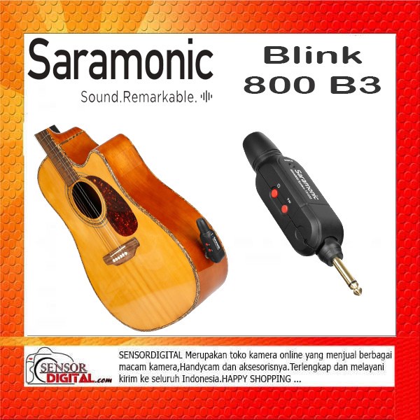 Saramonic Blink800 B3 - 5.8GHz Digital Wireless Mic System microphone Vlog Youuber