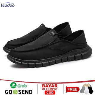 Leedoo Sepatu Pria Slip On Fashion Sport Casual Formal Shoes MC108