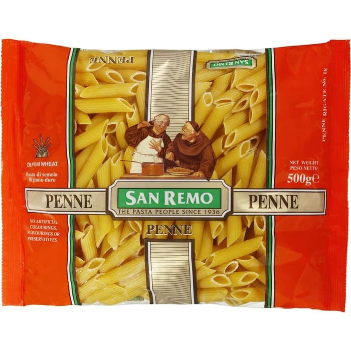 

San Remo Pasta Penne Rig 500 Gr