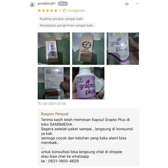 GRAPTO PLUS Kaplet Grapto plus Graptoplus | Herbal Obat Wasir | Obat Ambeien Ambeyen | Lancar BAB