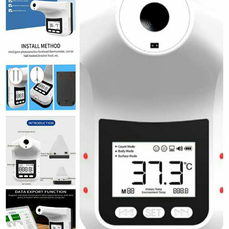 THERMOMETER K3 PRO INFRARED NON CONTACT