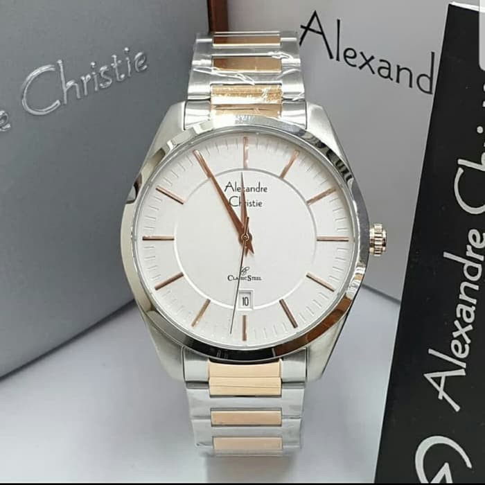 ORIGINAL Jam Tangan Pria Alexandre Christie AC 8579 / AC8579 Garansi 1 Tahun