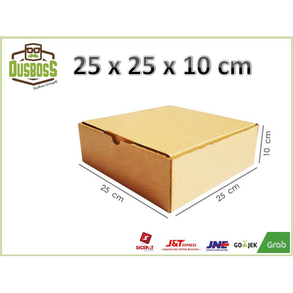 

25 x 25 x 10 die cut kotak kue