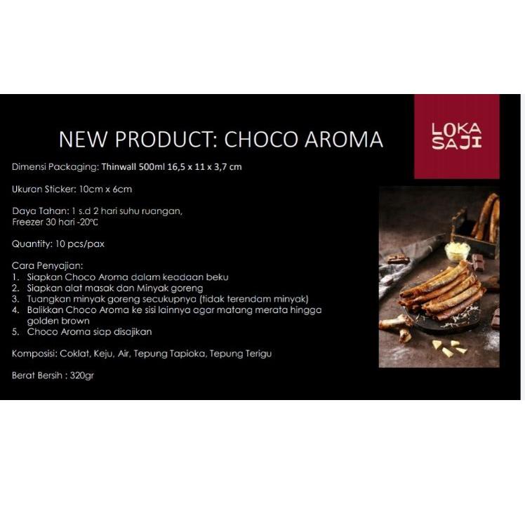

12.12 SALE Lokasaji choco aroma / coklat keju aroma new
