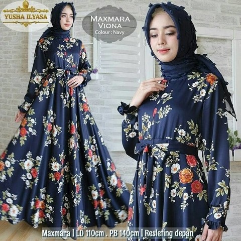 Brand syari'i gamis baju pesta mewah elegan muslim hijab busui ibu menyusui qs
