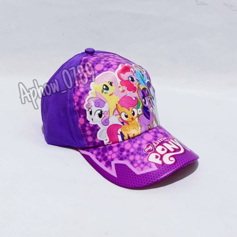 TOPI ANAK PEREMPUAN KARAKTER BT21 /LOL DAN UNICORN TOPI PRINTING MURAH