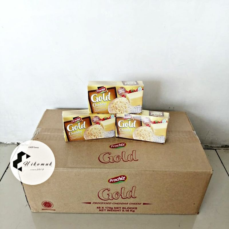 Prochiz Gold Cheddar 160Gr / Keju / Cheese Murah Meriah FREE ONGKIR