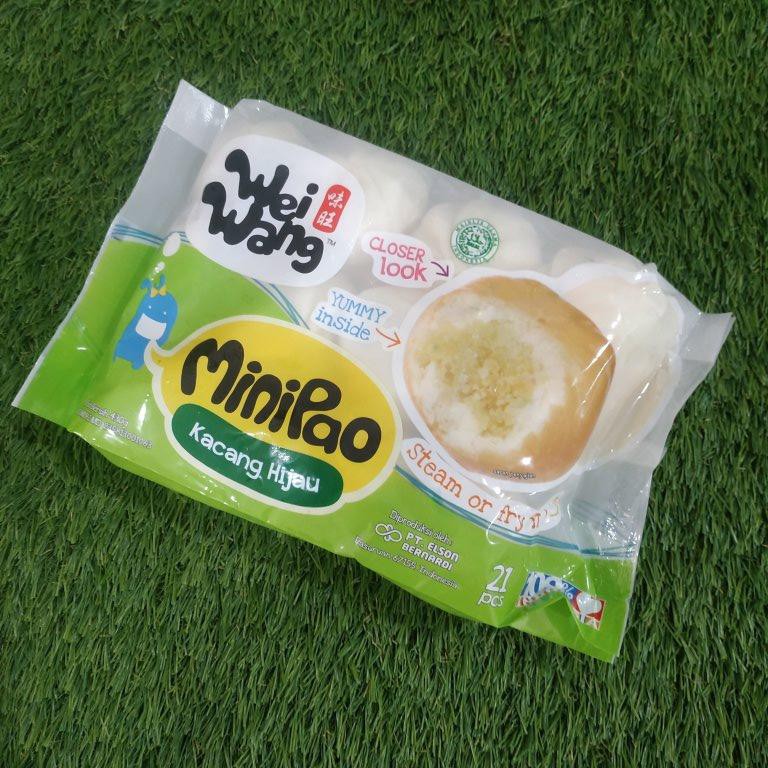 

Wei Bakpaw Minipao Rasa Kacang Hijau enak isi 21 pcs Bogor