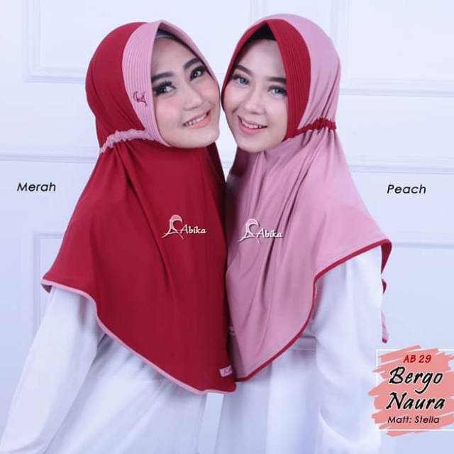 Bergo Naura || ORI Abika hijab