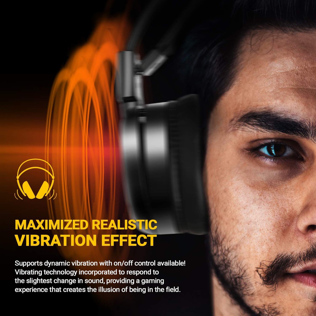 ABKONCORE B780 RGB VIRTUAL 7.1 GAMING HEADSET ULTRA VIBRATION RGB LED