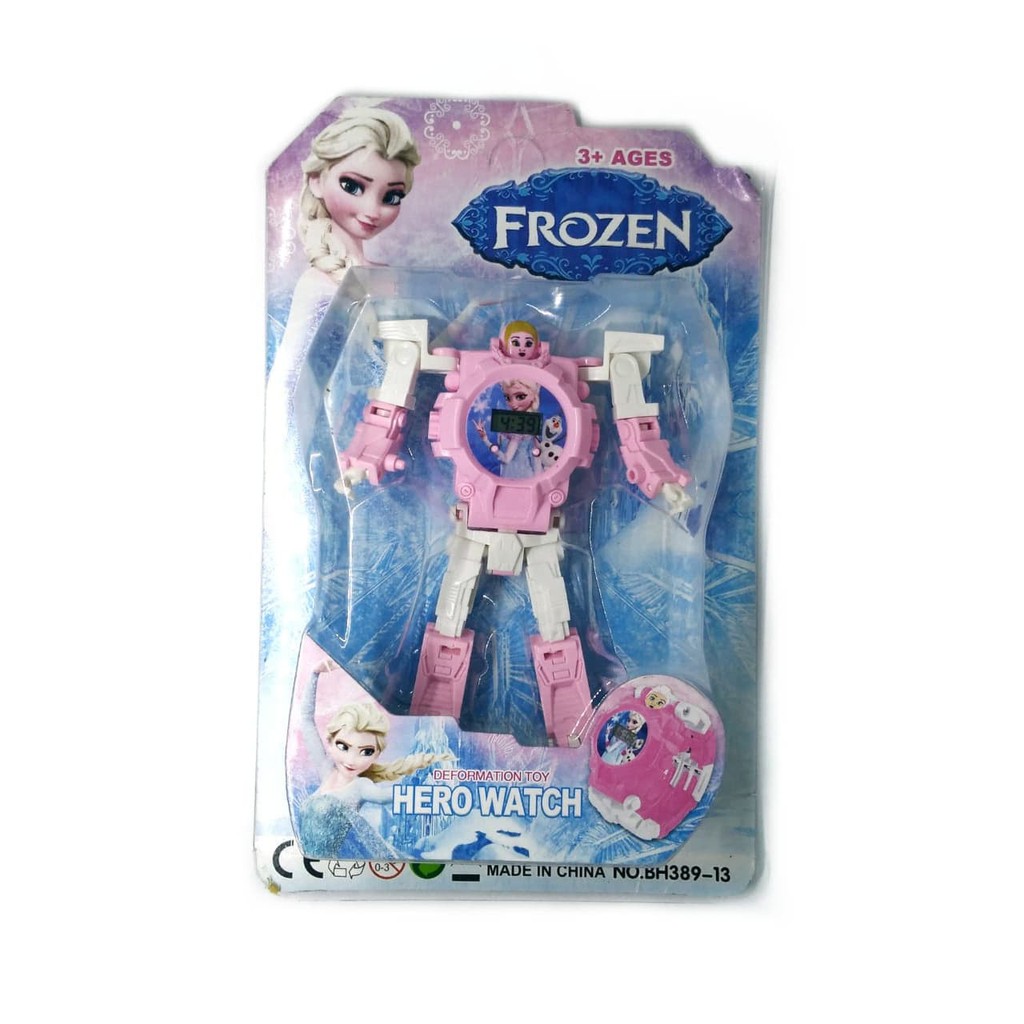 Terbaru Laris! JAM TANGAN ANAK ROBOT FROZEN MINI WATCH DIGITAL MURAH Murah!