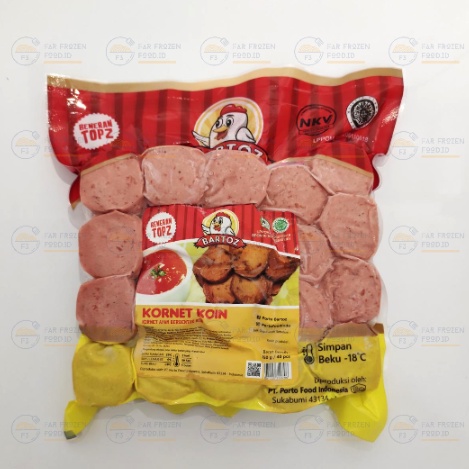 

BARTOZ - Kornet Ayam Berbentuk Koin 40pcs 450gr