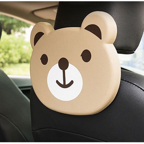 Flip Cartoon Tray Table Karakter Teddy Bear Panda Piggy Kucing Meja makan minum dalam Mobil Mobil