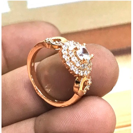 Cincin wanita / cincin replika berlian / cincin lapis emas / perhiasan pengganti emas