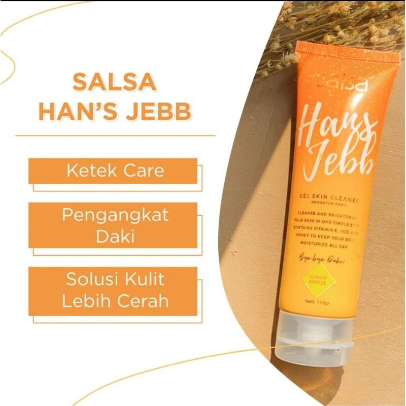 Salsa Hans Jebb Peeling Gel Skin Cleanser Penghilang &amp; Perontok Daki Original Bpom