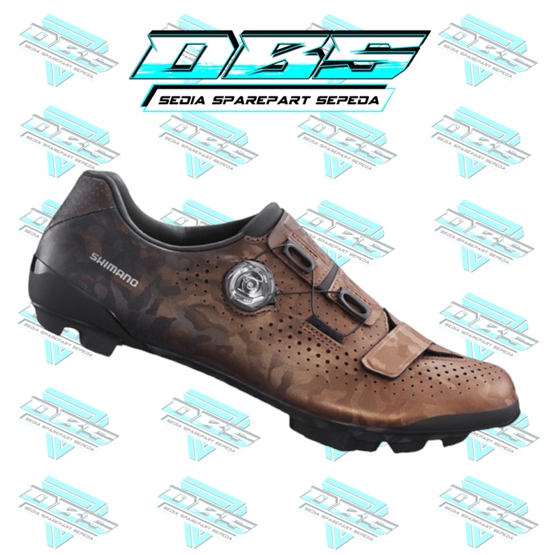 SHOES SHIMANO SH-RX800 BRONZE WIDE SEPATU CLEAT MTB XC RX800 XC8 CARBON