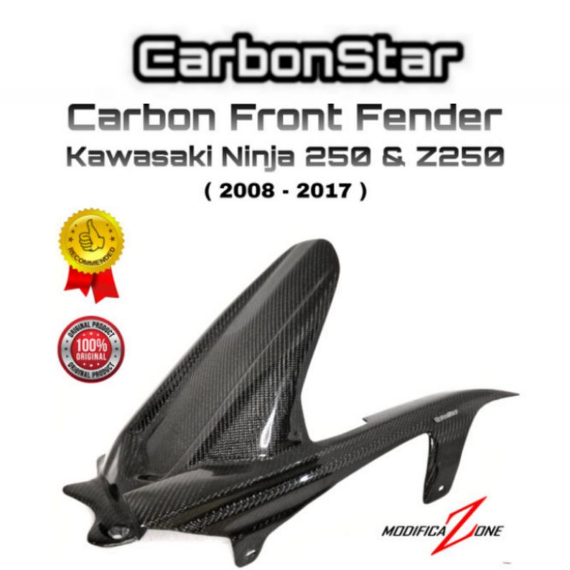 Carbonstar Rear Hugger carbon Kawasaki Ninja250 Ninja250fi Z250