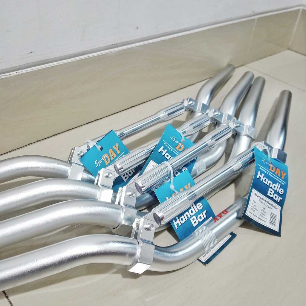 STANG STIR DAY LOW SET ADAPTOR GL CB MEGAPRO TIGER TYPE LOW SILVER