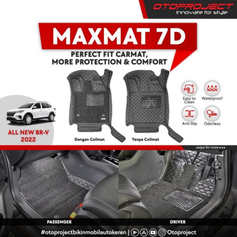 karpet honda allnew brv 2022 maxmat 7D plus coilmat