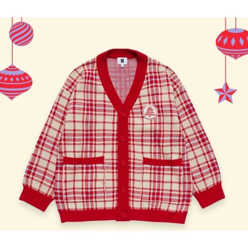 READY OFFICIAL bts little wishes cardigan no photocard rm jin suga jimin jhope v jungkook jk taehyun