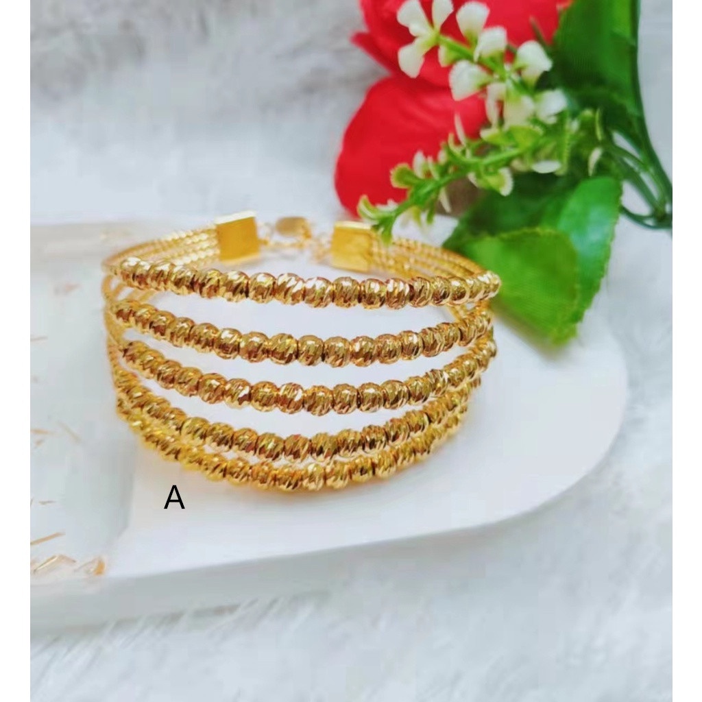 Gelang Xuping Biji Bola Perhiasan Fashion Lapis Emas 24k 1223