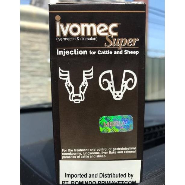 best produk] Injeksi IVOMEC SUPER 50 ml obat hewan