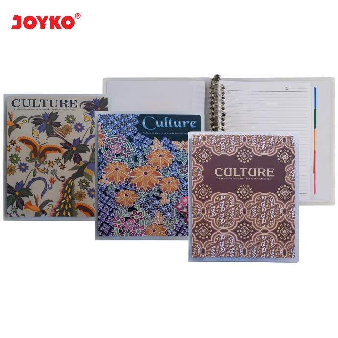 

BAYAR DITEMPAT Binder Note Joyko A5-TSCT-M492 / Culture 2 MURAH Kode 1404