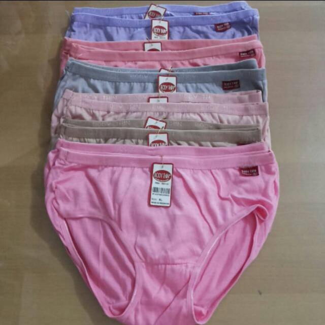 CD BODYTHIN Wanita Dewasa - Celana Dalam BODY THIN Perempuan Katun Adem Polos ABG Remaja Cewe Cewek | Sguna Ecer Eceran Satuan