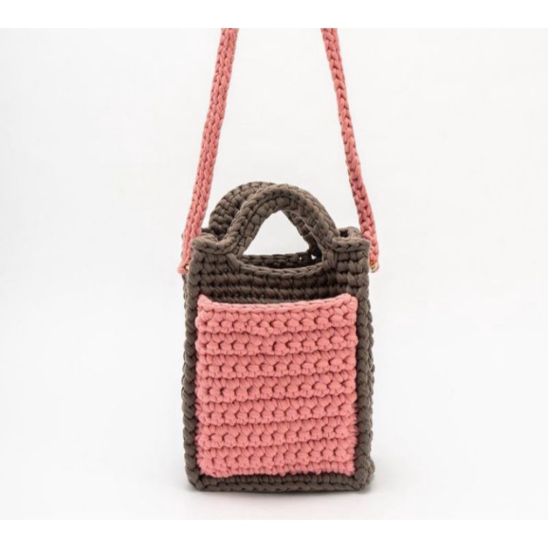 Shoulder Bag Brownies • Tas Rajut Brownies