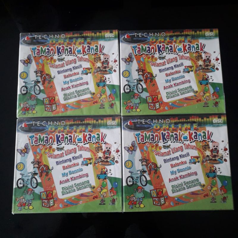 CD LAGU ANAK ANAK - Taman Kanak Kanak - Selamat Ulang Tahun Balonku Si Kancil Bintang Kecil