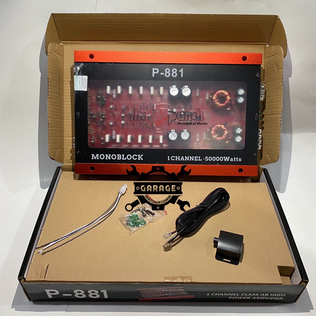 Power MONOBLOCK The PUNCH P-881 Amplifier