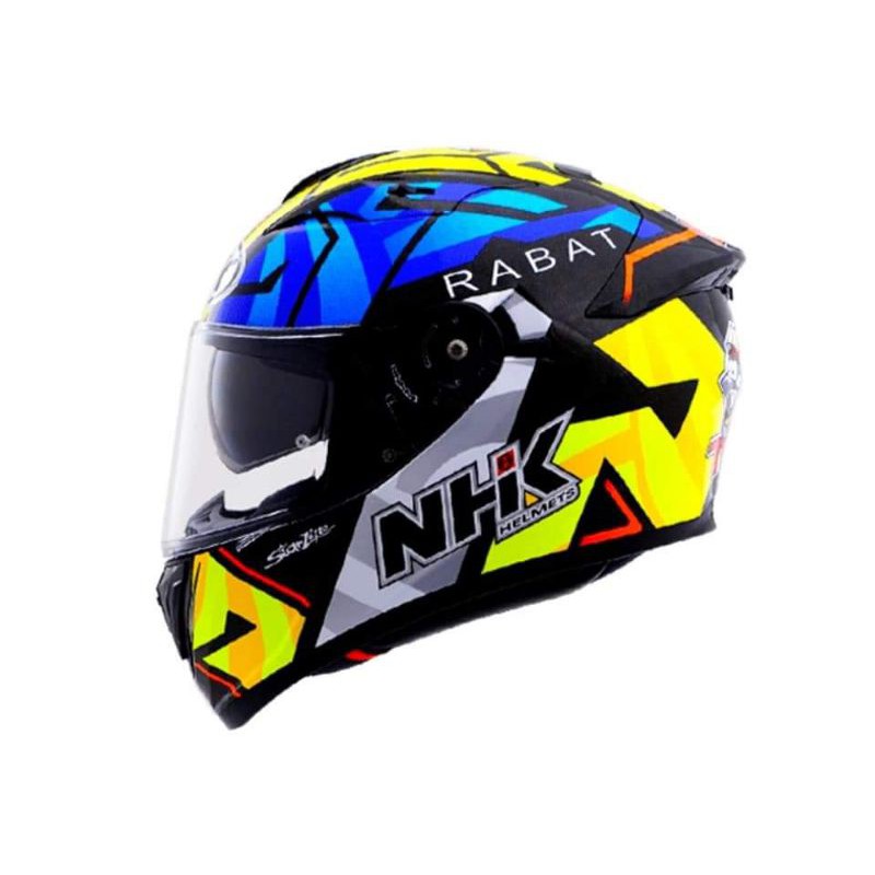 HELM FULLFACE NHK GP PRIME MOTIF TITO RABAT BLACK GLITTER