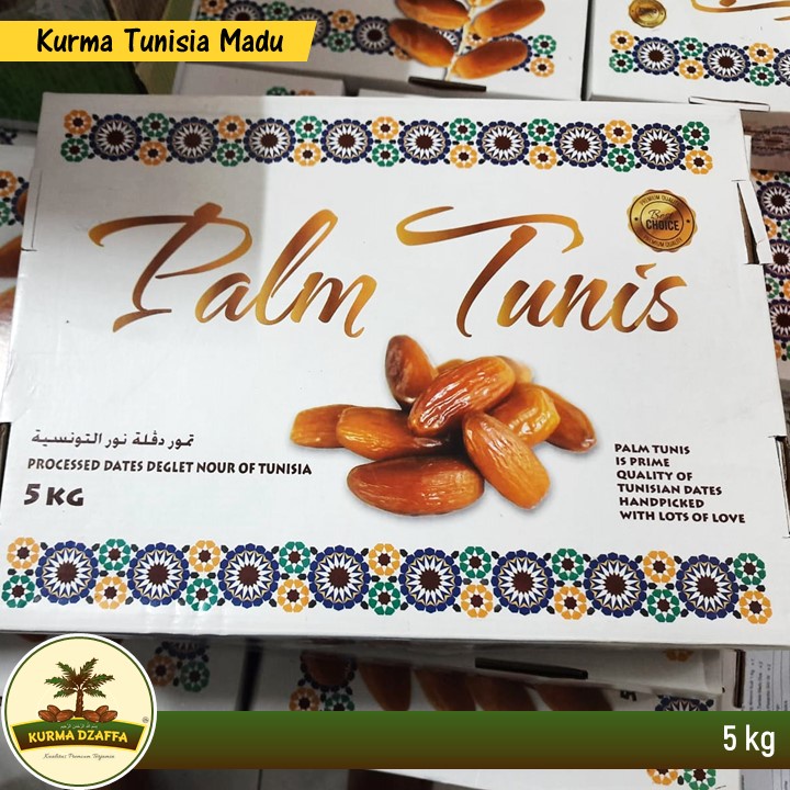 

Kurma Tunisia Madu/Palm Tunis Dus Grosir Original Premium 5 kg