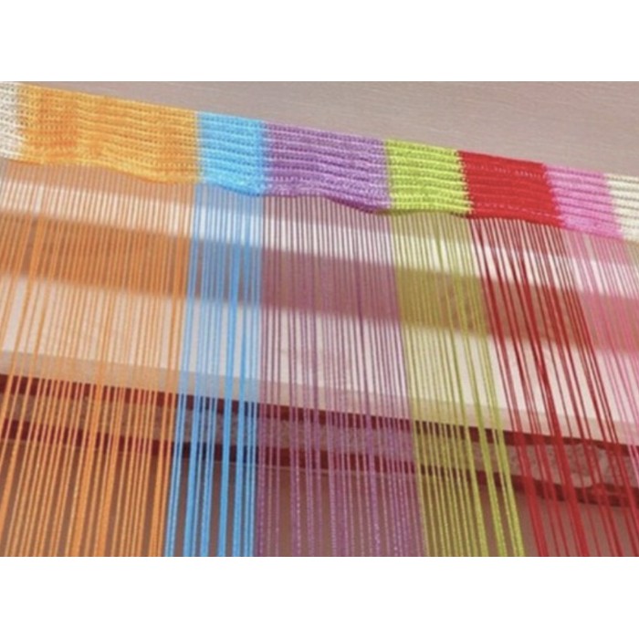 OB.054TIRAI BENANG ULIR TIRAI BENANG POLOS KEPANG TIRAI BENANG BERGERIGI