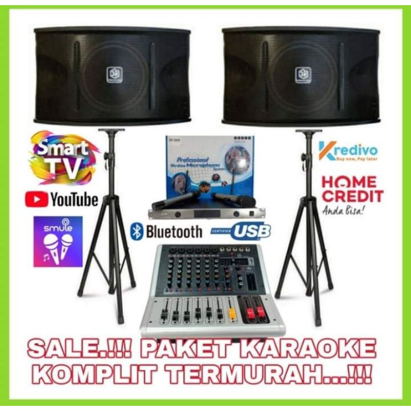 Paket karaoke power mixer audioBulls suara smart tv karaoke YouTube