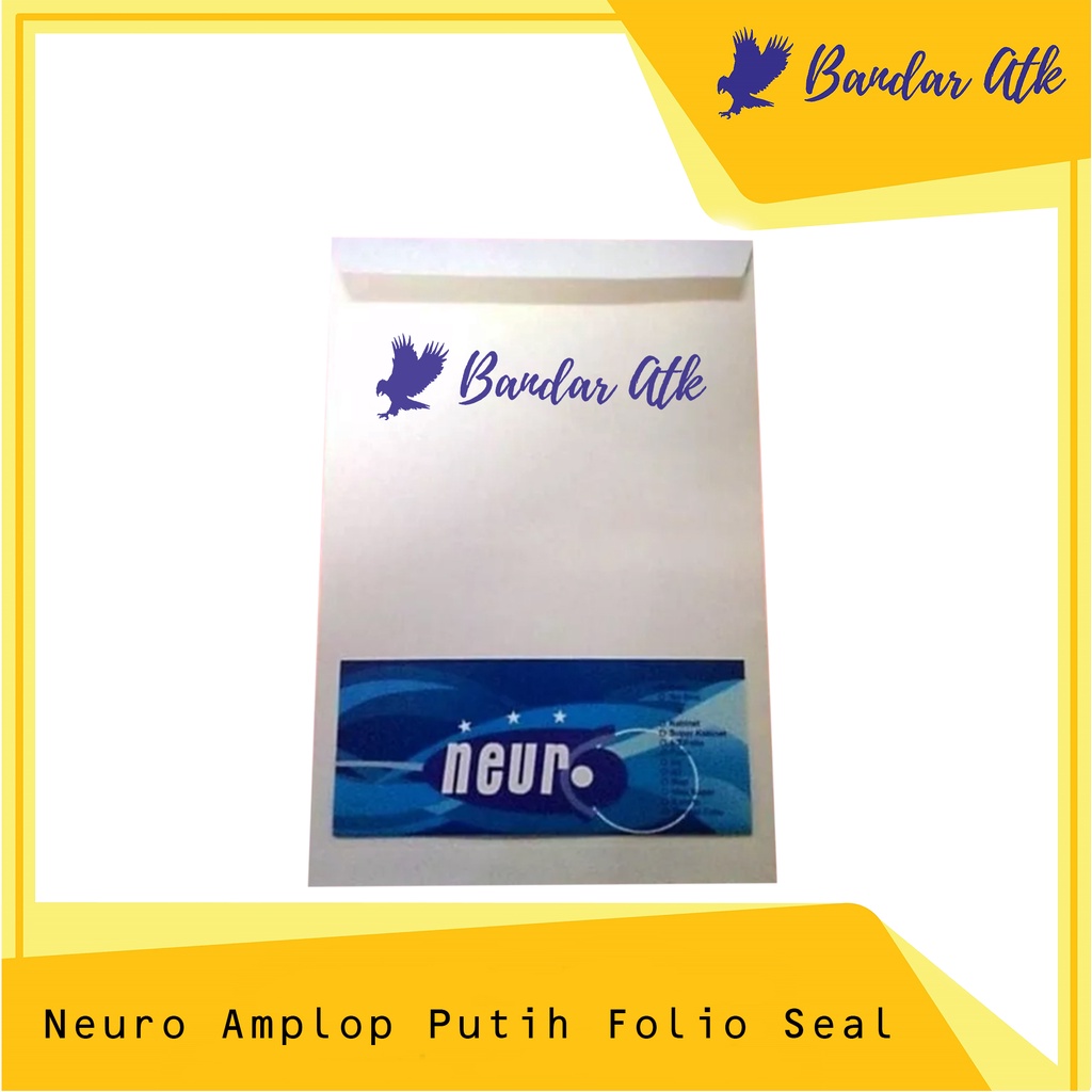 

NEURO Amplop Putih FOLIO SEAL (23,5 x 34,5 cm) [1 PACK]