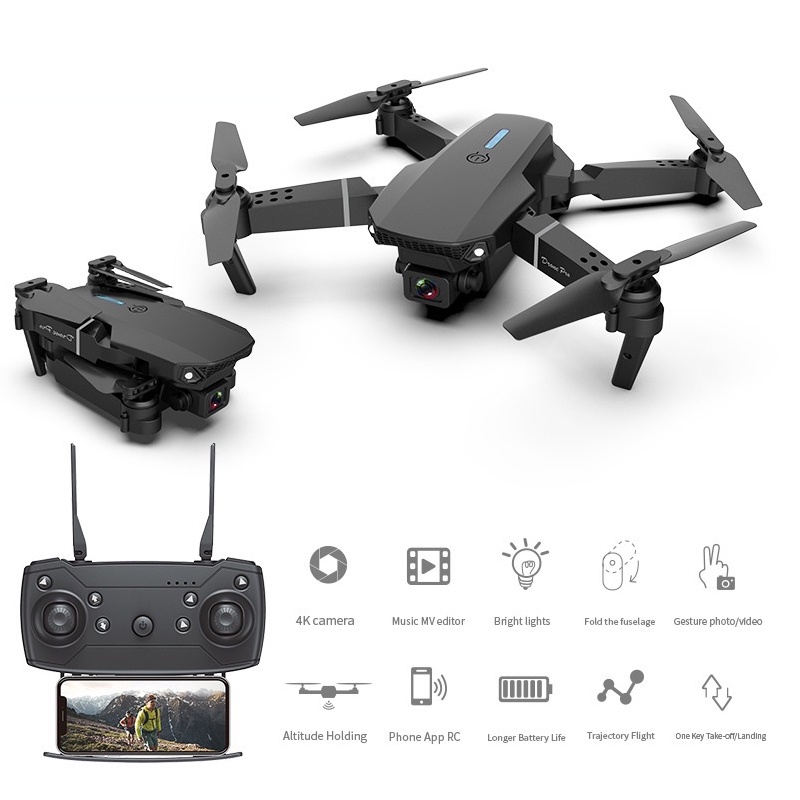 Kamera Remote Control 4K yang diimpor Drone Ultra HD Auto Focus Drone Termasuk Kamera