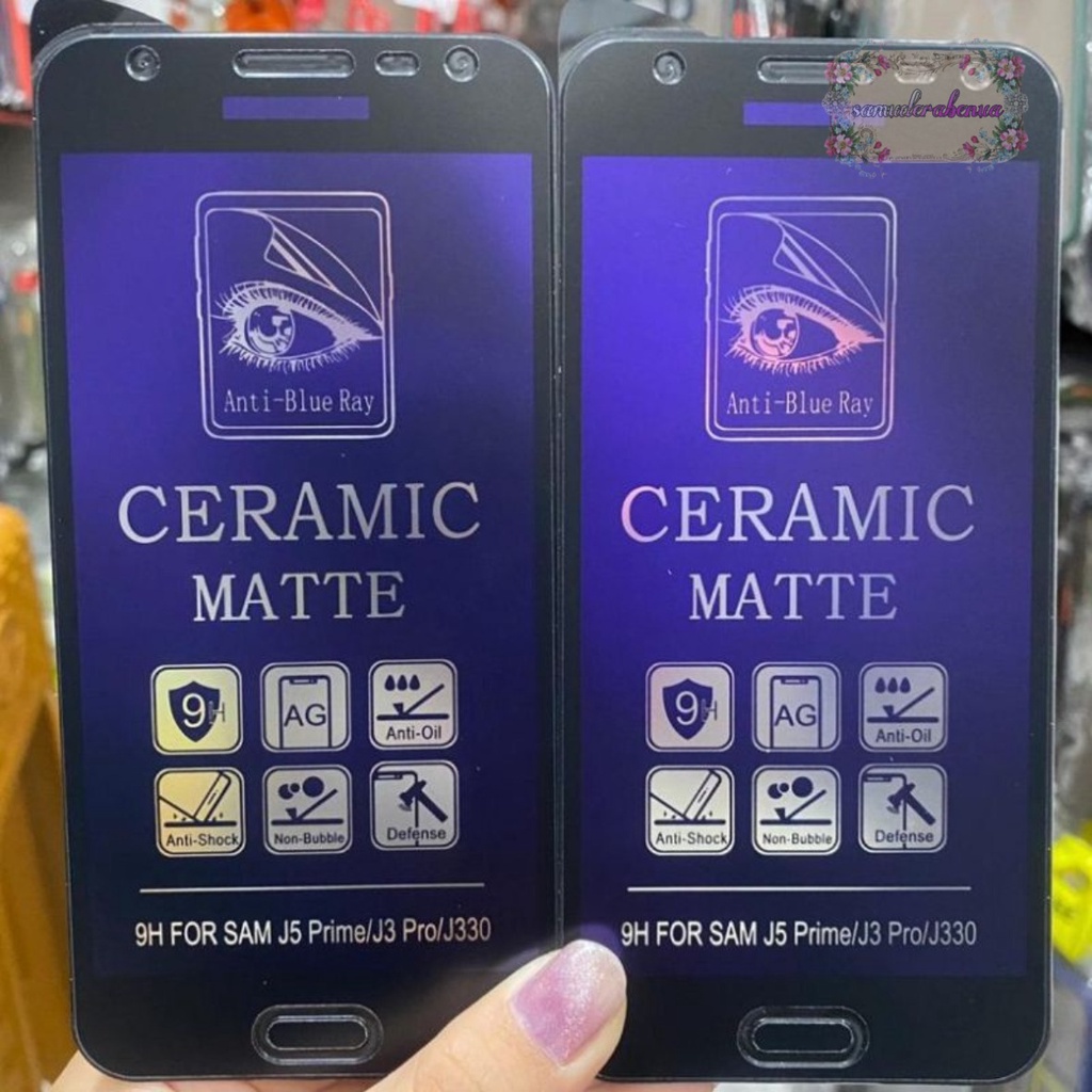 TEMPRED GLASS BLUE MATTE KERAMIK CERAMIC OPPO A76 A74 A95 A96 A54 A15S A15 A16 A3S F7 A5S A5 A9 2020 RENO 33 PRO 4 4F 5 5F 6 7 A57 A39 A1K A71 F1S A37 NEO 9 F3 F5 F9 A12 A7 A11K A32 SB3800