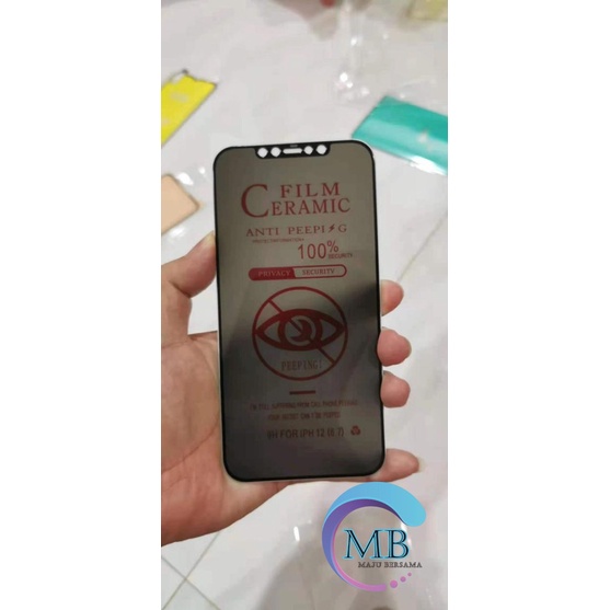 TEMPRED GLASS SPY MATTE KERAMIK CERAMIC OPPO RENO 2 3 PRO 4 4F 5 6 10X RENO 6,4 MB2208